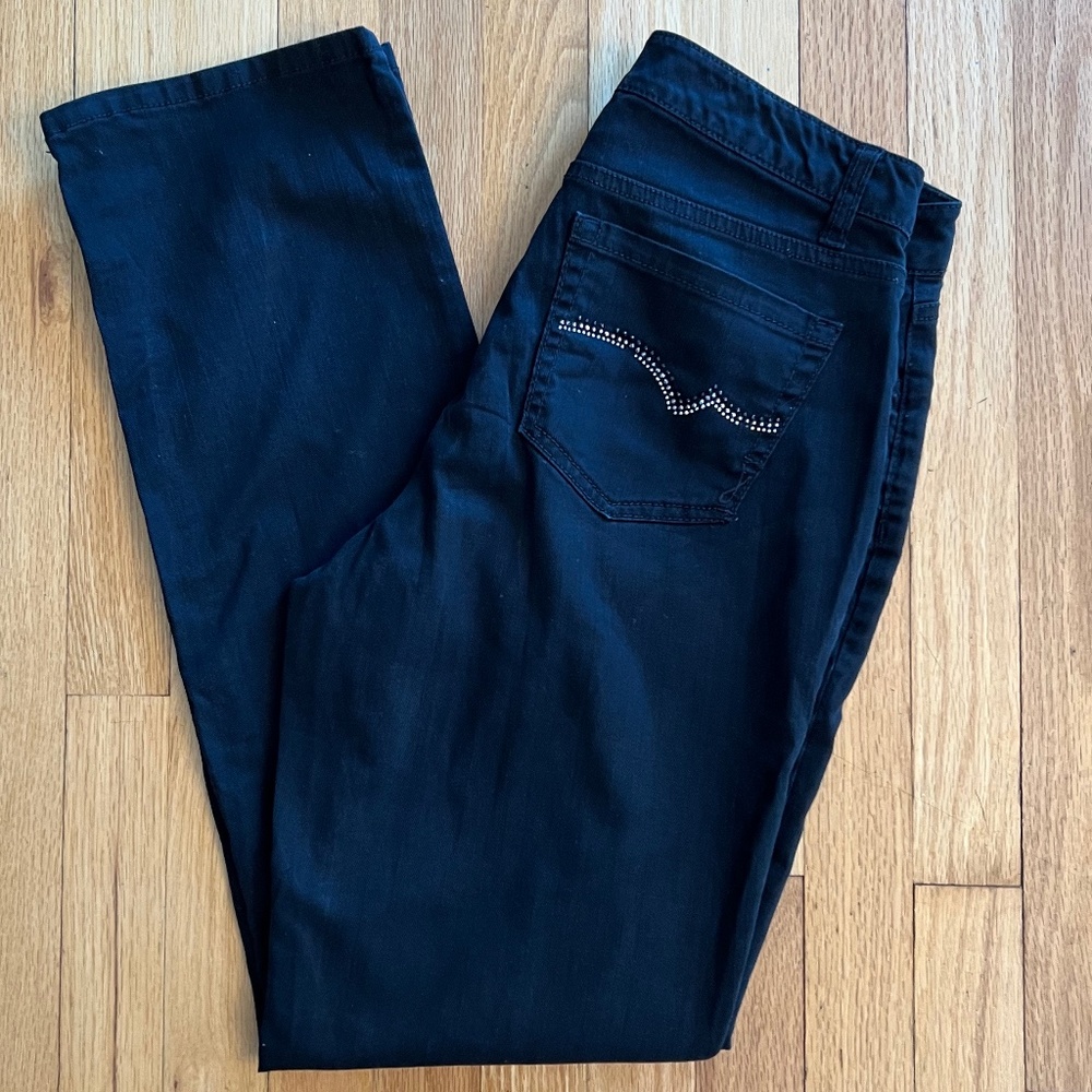 Jones New York Jeans Sutton Straight Women's Black  Size 10. NWOT